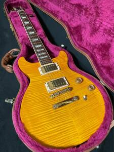 Gibson Les Paul Standard Double Cutaway Plus Trans Amber 2001年製 ネック補修歴あり