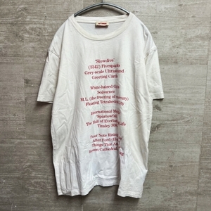  RAF SIMONS ラフシモンズ 20SS History Of The World T-Shirt 半袖Tシャツ Ecru アイボリー 201-111【中目黒b06】