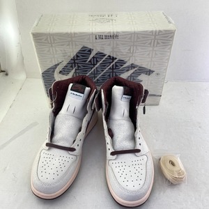 03w11101 A Ma Maniere × Nike Air Jordan 1 Retro High OG "Sail and Burgundy" 28cm ナイキ ジョーダン スニーカー