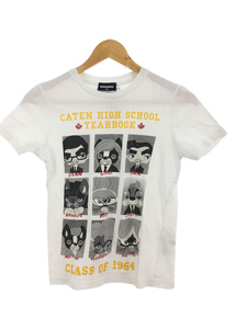 DSQUARED2◆Tシャツ/12/コットン/WHT