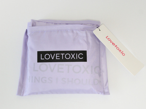 Lovetoxic/エコバック/新品/パープル