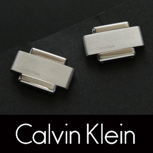 8514◆CKカルバンクライン◆カフス◆シルバー◆カフスボタン～カフリンクス◆オンワード樫山◆Calvin Klein◆新品