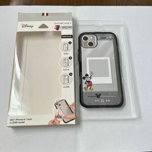 511a0313☆ グルマンディーズ ディズニーキャラクター、ピクサーキャラクター | SHOWCASE+ iPhone13(6.1インチ)対応ケース ミッキーマウス