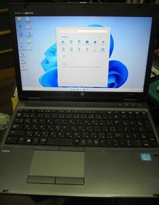 HP ProBook 6570b／15.6型ワイドHD+（1,600×900）TFT／Windows11 ノート④／