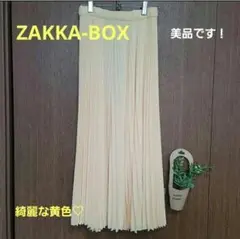 ZAKKA BOX プリーツパンツ イエロー