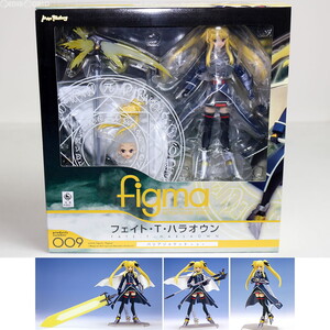 【中古】[FIG]figma(フィグマ) 009 フェイト・T・ハラオウン バリアジャケットver. 魔法少女リリカルなのはStrikerS(ストライカーズ) 完成