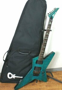 CHARVEL DST-1 FR Trans Blue Smear シャーベル スルーネック EMG　搭載　綺麗