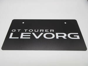 スバル レヴォーグ LEVORG STI ディーラー 新車 展示用 非売品 ナンバープレート マスコットプレート