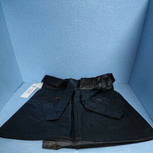 【在庫処分】レザースカート ブラック Lサイズ PU スリム 