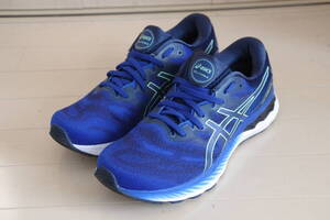 アシックス　ASICS　GEL-NIMBUS23　ランニングシューズ　青　ブルー　26.5ｃｍ