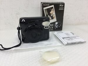 D273-60　美品　FUJIFILM INSTAX mini 50S PIANO BLACK（ブラック） チェキ インスタントカメラ　取扱説明書・箱付き