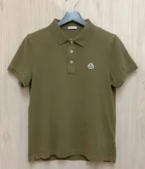 MONCLER/モンクレール/半袖ポロシャツ/MAGLIA POLO MANICA CORTA/オリーブ系/Sサイズ