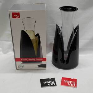 【中古】Vacu Vin ラピッド クーリング カラフェ 1L 冷却ジェル ワイン オランダ製 up ワインクーラー デカンタ active cooling carafe