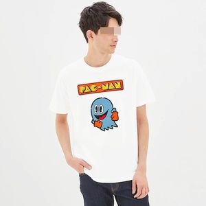 レア! 未使用品! GU × パックマン　コラボTシャツ　ジーユー　Mサイズ　ホワイト　全国送料￥230- [匿名配送] PAC-MAN バンダイ ゴースト