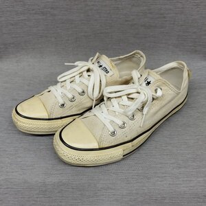 A203 CONVERSE コンバース スニーカー 25.0㎝ ホワイト系 hemp ヘンプ ローカット オールスター ALL STAR ウォッシュ加工 ナチュラル