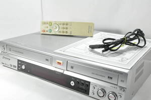 ★貴重モデル★パイオニア DVR-RT50H VHS⇔DVD⇔HDD ダビOKビデオデッキ！抜粋説明書 純正リモ付 ダビ動作写真有♪