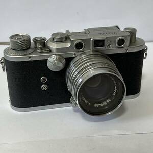 Nicca ニッカ 3S 3-S ＋ Nikkor ニッコール 50mm バルナックライカ型 1953年発売 フィルムカメラ 　アンティークカメラ　管理番号-02