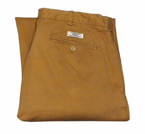 【ラルフローレン】POLO RALPH LAUREN【ブラウン】HAMMOND PANT【２タック】【コットンパンツ】【34×34】DE2416-11-50-DF29