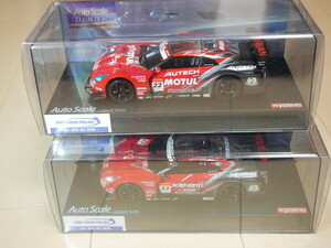 [新品未開封] 京商 ミニッツ MINI-Z オートスケール GT-R 2台セット / XANAVI NISMO GT-R 2008 / MOTUL AUTECH GT-R 2008