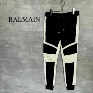 『BALMAIN』バルマン (S) バイカースウェットパンツ