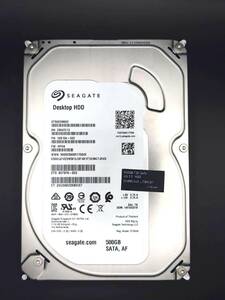 【中古動作品】Seagate 3.5インチHDD SATA(Serial ATA) 500GB ST500DM002-1SB10A 使用時間 18059時間