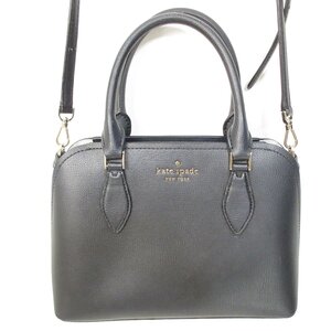 美品 kate spade ケイトスペード DARCY ダーシー スモール サッチェル 2WAY ショルダーバッグ ハンドバッグ WKR00438 ブラック ◆