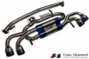 ニッサン GTR(R35)用マフラー (Street Spec バージョン2) (USAメーカー Top Speed トップスピード製) 新品送料無料