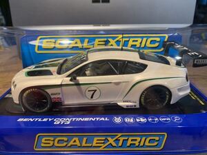 新品未使用 SCALEXTRIC slot car 1/32 BENTLEY CONTINENTAL GT3 スケーレックストリック スロットカー ベントレー コンチネンタル