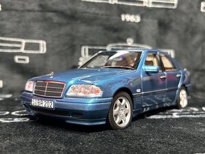 norev 1/18 Mercedes Benz C 200 W202 1997-2000　Aquamarine blue　メルセデス　ベンツ　ノレブ　ディーラー限定品　ミニカー