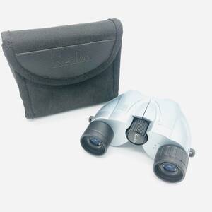 保管品 Kenko ケンコー CERES BINOCULAR 10×21 CF FIELD 6.5° 双眼鏡 コンパクト ミニ 水色 青系 ケース付