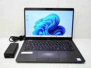 ☆1円☆第8世代☆DELL☆LATITUDE5300☆高解像度1920x1080☆Core i5 1.60GHz/8GB/SSD256GB/無線/Bluetooth/カメラ/Office/Win11 DtoD領域☆