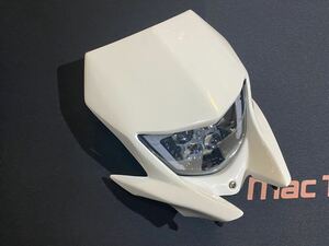 新作　数量限定　Drip Racing Products WR250X・R用　白ゲルFRP ライトカウル＆LEDユニットセット