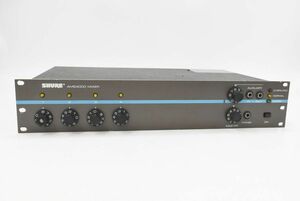 (921L 1001S4) １円～ SHURE シュアー AMS4000 MIXER AUTOMATIC MICROPHONE SYSTEM ミキサー アンプ 音響機器 【動作未確認】