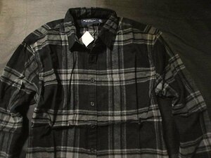 本物正規◆アバクロ◆フランネルシャツ 黒 チェック ■S■3365-908■新品■綿100％ ■RELAXED FIT