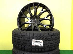 S3886 新品 4本 235/50R20 ヨコハマ アイスガード SUV G075 8J +38 ブラック NX 20系 クラウンスポーツ 球面ボルト対応 ※商品説明要確認