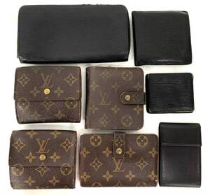 T01/067 LOUIS VUITTON ルイヴィトン 他 財布等8点セット 財布 小銭入 名刺ケース モノグラム柄 エピ