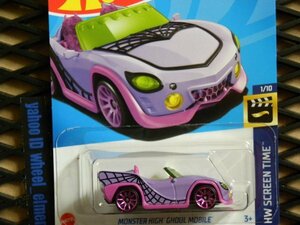 即決☆☆MONSTER HIGH GHOUL MOBILE HW SCREEN TIME ホットウィール Hot Wheels