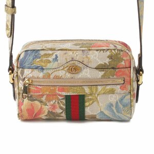 【グッチ】Gucci　オフィディア GGフローラ キャンバス ミニ ショルダーバッグ 517350 マルチカラー 【中古】【正規品保証】198309