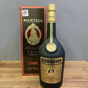 希少サイズ MARTELL VSOP MEDAILLON マーテル VSOP メダイヨン ゴールドラベル コニャック ブランデー 1000ml 40％ 未開封 古酒