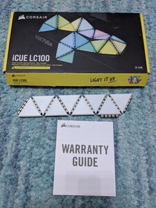 0611u3049　CORSAIR iCUE LC100 ケース RGB ライティングパネル ミニトライアングル mini triangle 拡張用キット CL-9011115-WW