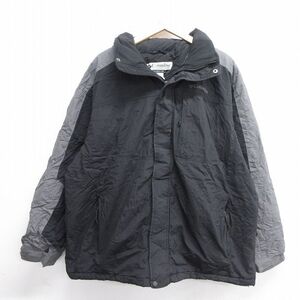 XL/古着 コロンビア 長袖 ナイロン ジャケット メンズ 00s 大きいサイズ 黒他 ブラック 25jan09 中古 アウター