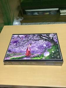 未開封 未使用 未組立 光る ジグソーパズル パズル SHU Mizoguchi 桜風 - さくらかぜ - アップルワン 1000ピース 溝口周一