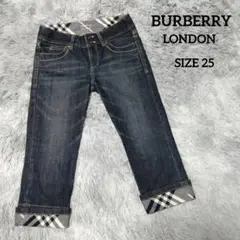 BURBERRY LONDON レディースデニムパンツ　SIZE２５