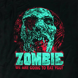 Tシャツ【ZOMBIE】ゾンビ / サンゲリア (WORM-EYED) PALLBEARER PRESS / OT-494