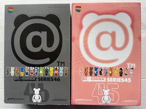  メディコムトイ BE@RBRICK SERIES ４５＋４６未開封新品セット ベアブリック 同梱不可