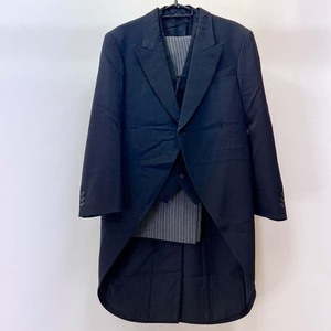 メンズ　モーニング　中古　上下ベスト　3点セット　Y5サイズ　結婚式　撮影衣装　MensSuits012