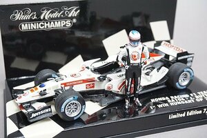 ミニチャンプス PMA 1/43 HONDA ホンダ F1 RA106 J.バトン ハンガリーGP 2006 #12 400060112