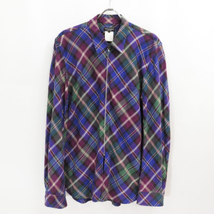 1997 COMME des GARCONS MAGIC OF BIAS PLAID SHIRT VINTAGE 90s コムデギャルソン オム プリュス バイアス チェック シャツ FW97 97AW