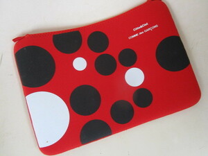 即決 COMME des GARCONS × Cote&Ciel iPadケース コムデギャルソン コートエシエル ドット柄 アイパッド ケース マルチポーチ 赤白黒