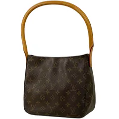 ルイ・ヴィトン Louis Vuitton ルーピング MM 肩掛け ワンショルダー ショルダーバッグ モノグラム ブラウン M51146 レディース 【中古】